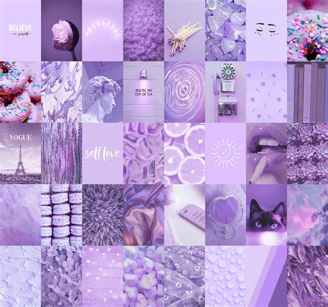 purple wallpaper aesthetic|purple aesthetic collage wallpaper for laptop.